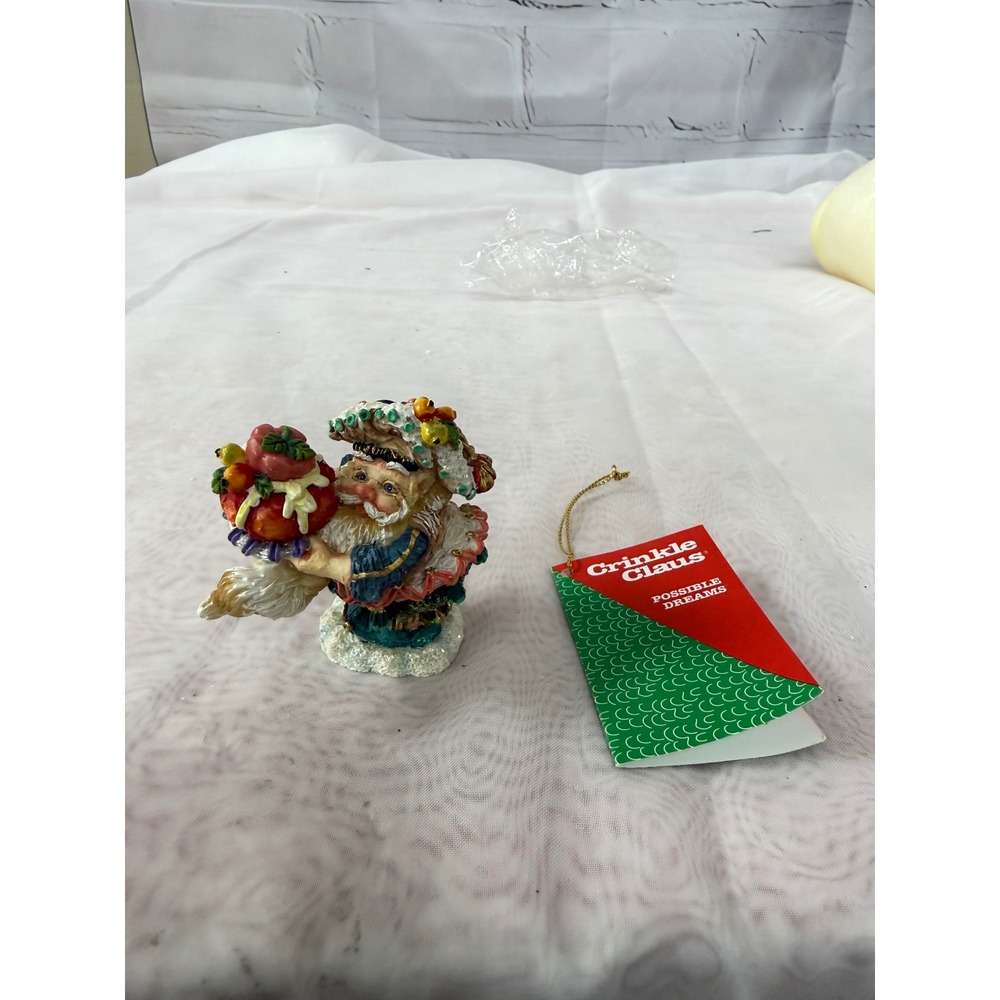 Possible Dreams Crinkle Claus Crinkle Elf Chef 659059 Vintage 1998 Figurine Box